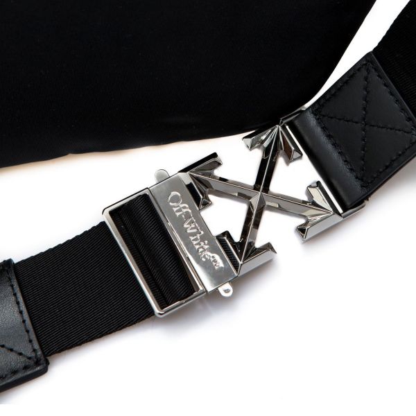 Поясная сумка Off White Arrow Tuc Waist Bag Black.