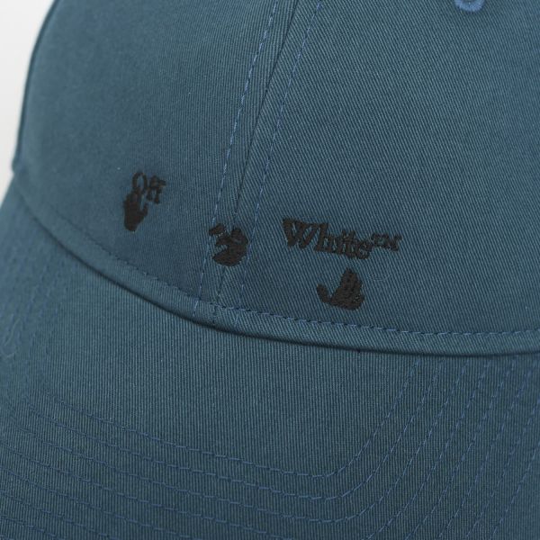 Кепка Off White OW Logo Baseball Cap Duck Green BLA.