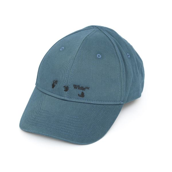 Кепка Off White OW Logo Baseball Cap Duck Green BLA.