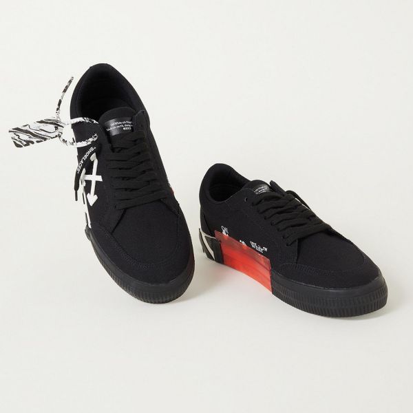 Off white vulc canvas trainers top