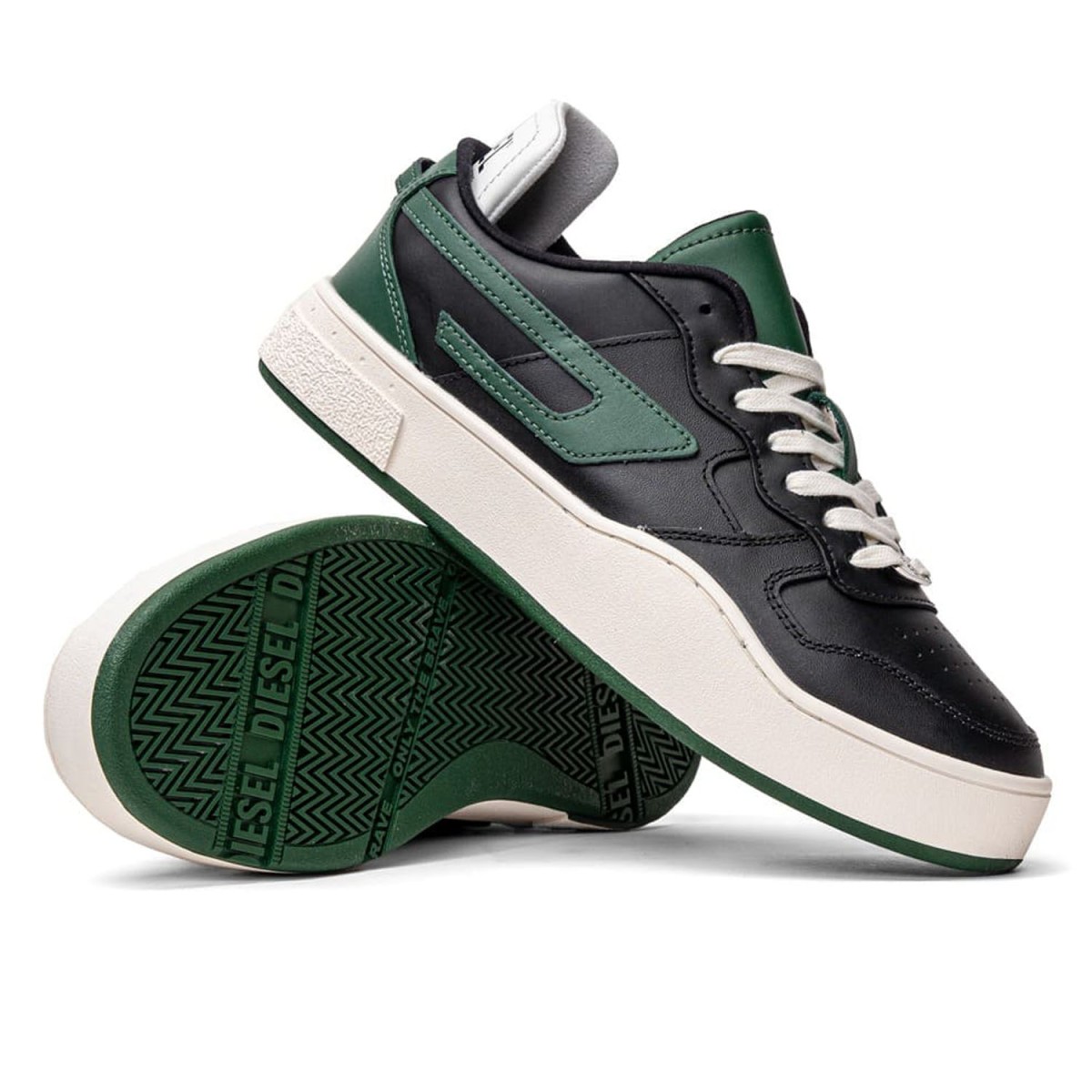 Кеди Diesel S-Ukiyo Low Black/Jolly Green