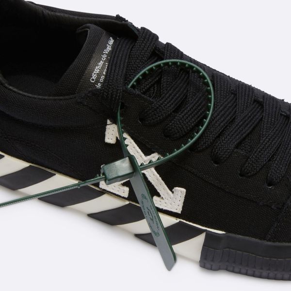 Кеды Off White Low Vulcanized Black White.