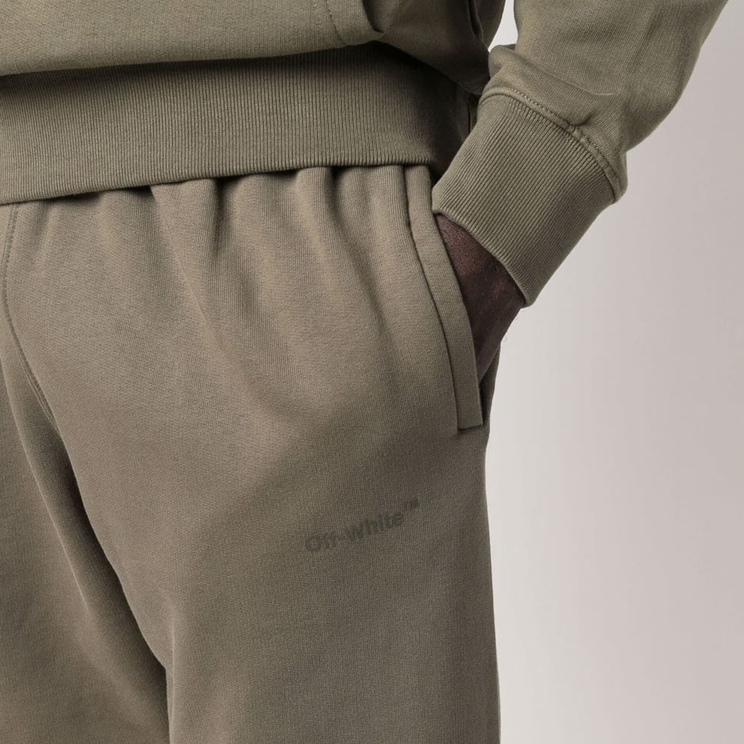 Спортивні штани Off White Diag Tab Slim Sweatpan Army Green Army