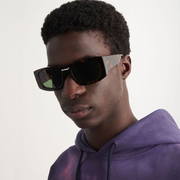 Солнцезащитные очки Off White Lucio Sunglasses Havana Green.