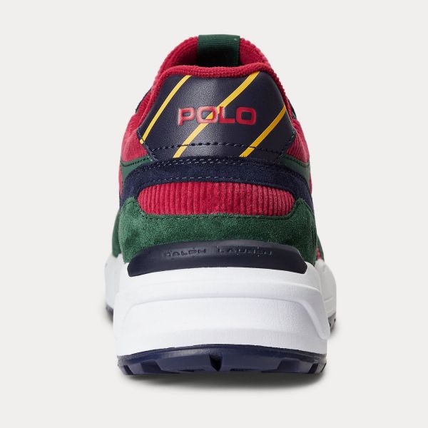 Кроссовки POLO Ralph Lauren JGR PP-SK-ATH CLRBLK Suede/Corduroy.