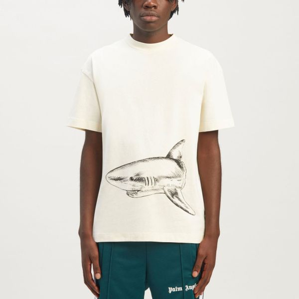 Футболка Palm Angels Broken Shark Classic Tee.