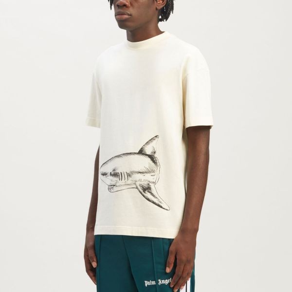 Футболка Palm Angels Broken Shark Classic Tee.