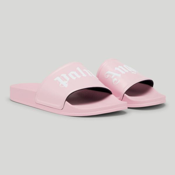 Шлепанцы Palm Angels Pool Slider Pink White.