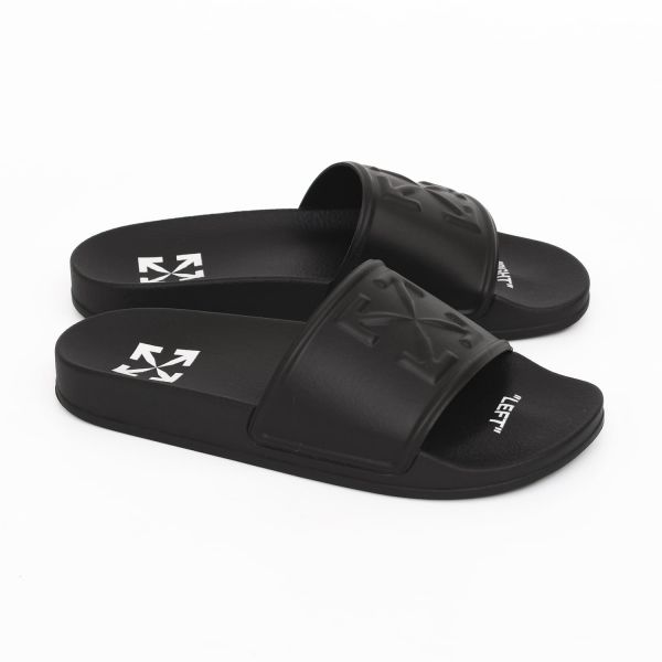 Шлепанцы Off White Arrow Pool Slider BLK.