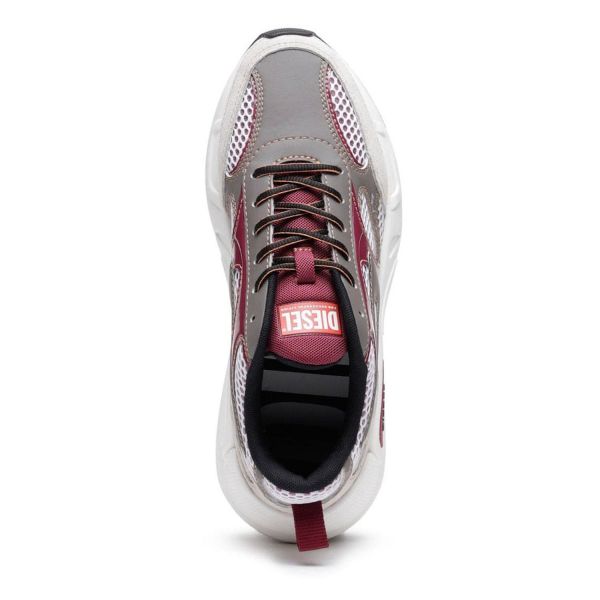 Кроссовки Diesel S-Serendipity Sport Bright White/Beet Red/Brushed Nickel.