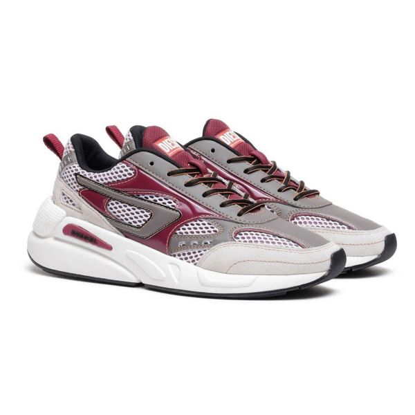 Кроссовки Diesel S-Serendipity Sport Bright White/Beet Red/Brushed Nickel