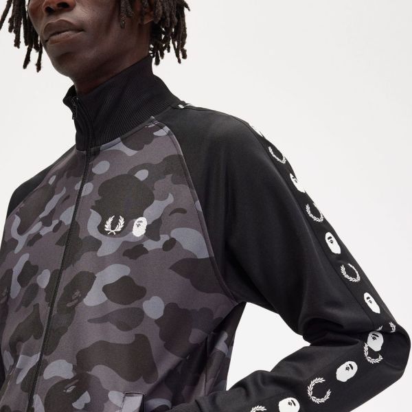 Бомбер Fred Perry Bape Track Jacket.