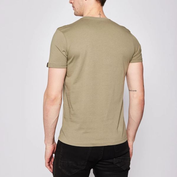 Футболка Alpha Industries 100501 light olive.