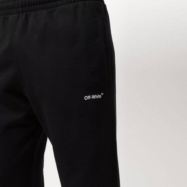 Спортивні штани Off White Wave Diag Slim Sweatpant Black White