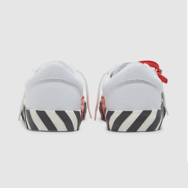 Кеды Off White Low Vulcanized Canvas White Dark Grey.