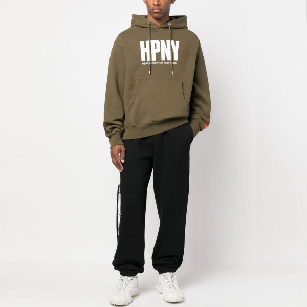 Спортивные штаны Heron Preston Reg HPNY Sweatpants Black White.