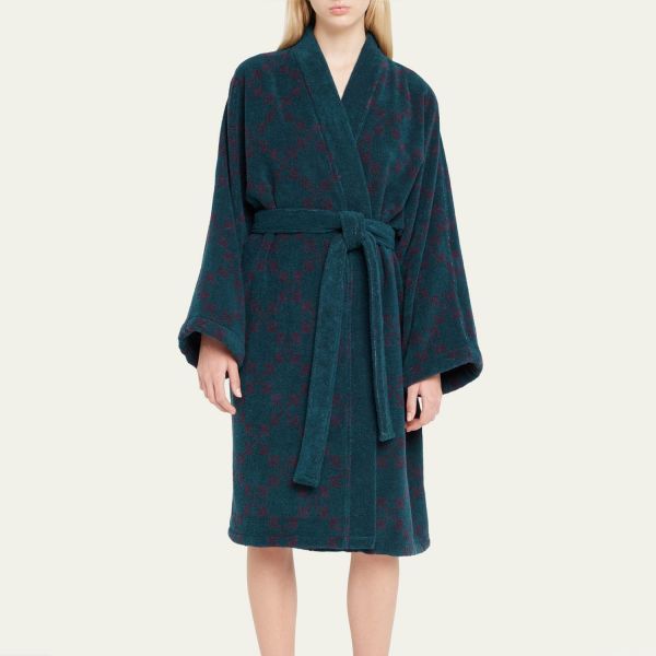 Халат Off White Arrow Pattern Bathrobe Dark Irish Aube.