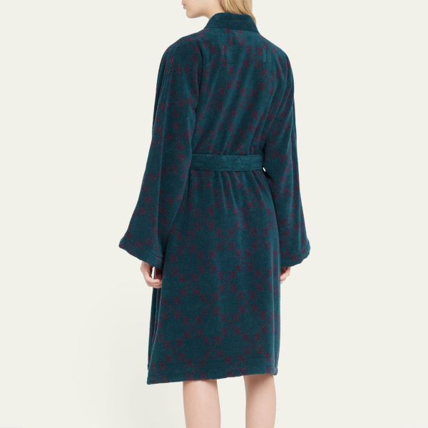 Халат Off White Arrow Pattern Bathrobe Dark Irish Aube.
