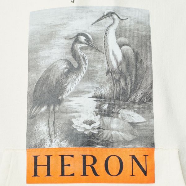 Худі Heron Preston Hoodie Heron DW White Black.