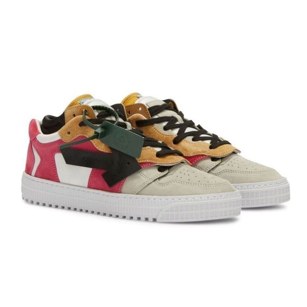 Кроссовки Off White Floating Arrow Suede Sneak Pink Black.