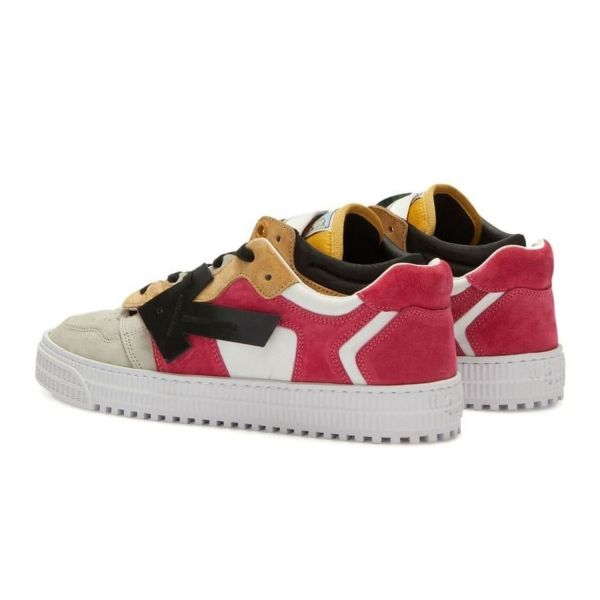 Кроссовки Off White Floating Arrow Suede Sneak Pink Black.