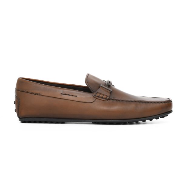 Мокасини Tod's Doppia T City Gommino D9C Cacao.