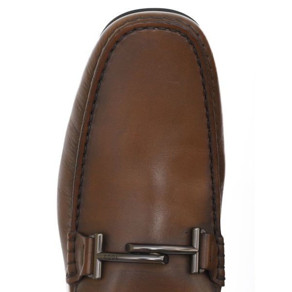 Мокасини Tod's Doppia T City Gommino D9C Cacao.
