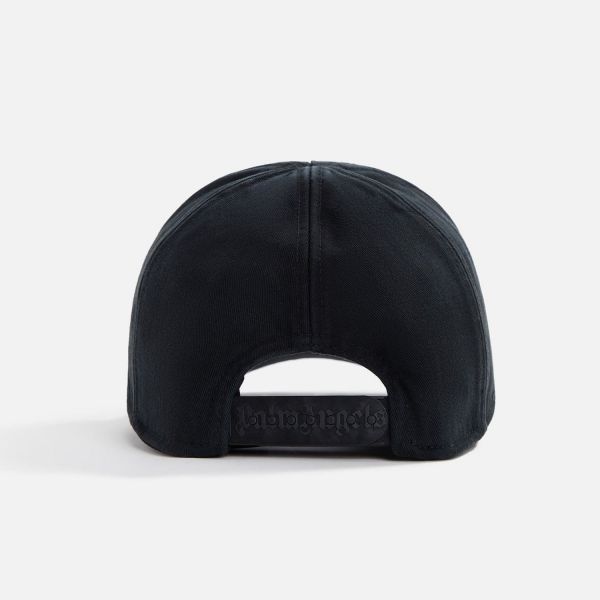 Кепка Palm Angels Buring Logo Baseball Cap Black Red.