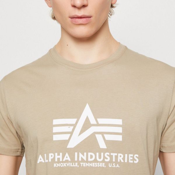 Футболка Alpha Industries 100501 Sand.