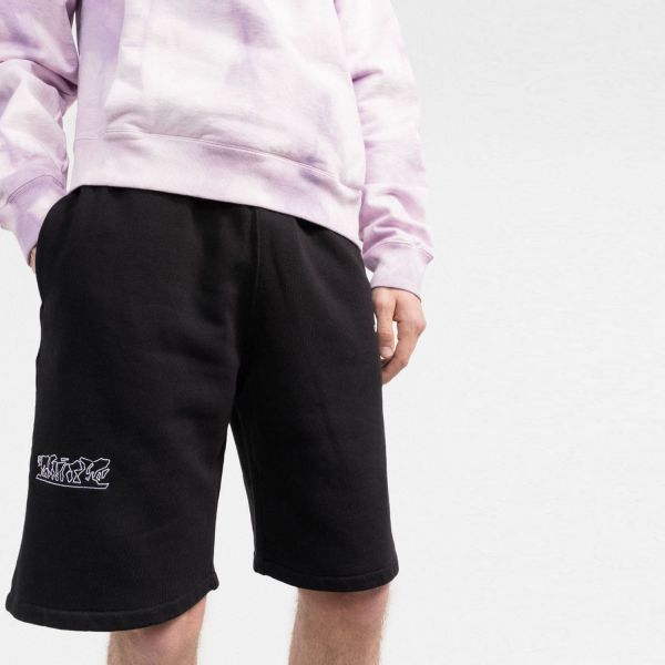 Шорты Off White Figure of Speech Skate SWE Black White.