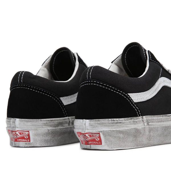 Кеди Vans Og Old Skool L Stressed Black/White.