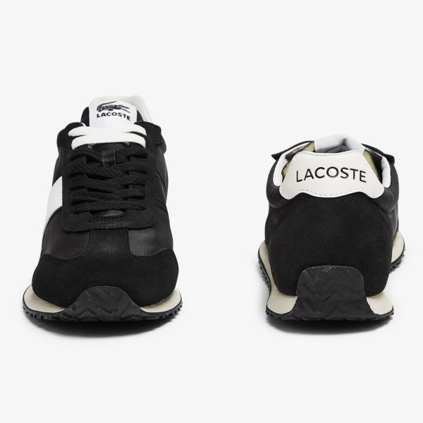 Кроссовки Lacoste Court Pace 0721 2 SMA Textile BLK/OFF WHT.