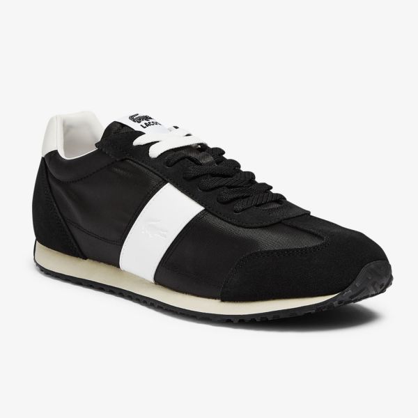 Кроссовки Lacoste Court Pace 0721 2 SMA Textile BLK/OFF WHT.