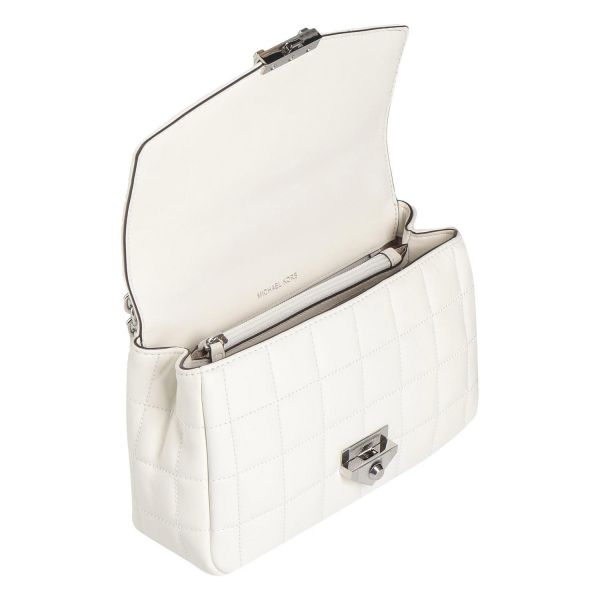 Сумка Michael Kors Soho White Chain SHLDR.