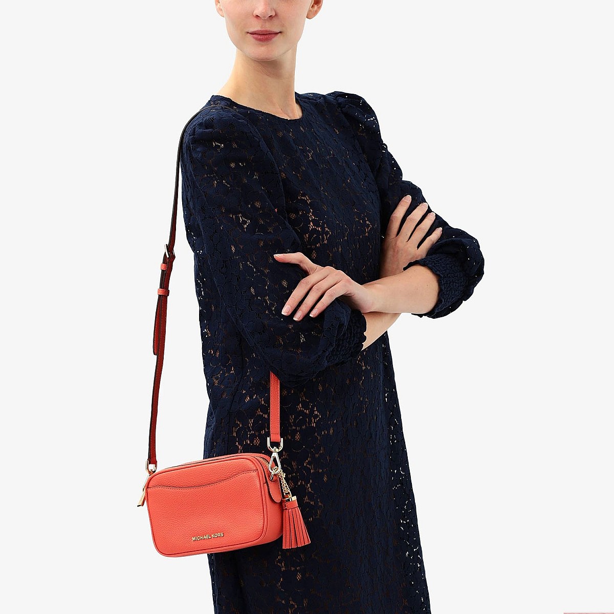 Сумка Michael Kors SM CMRA BLTBAG XBODY Pink