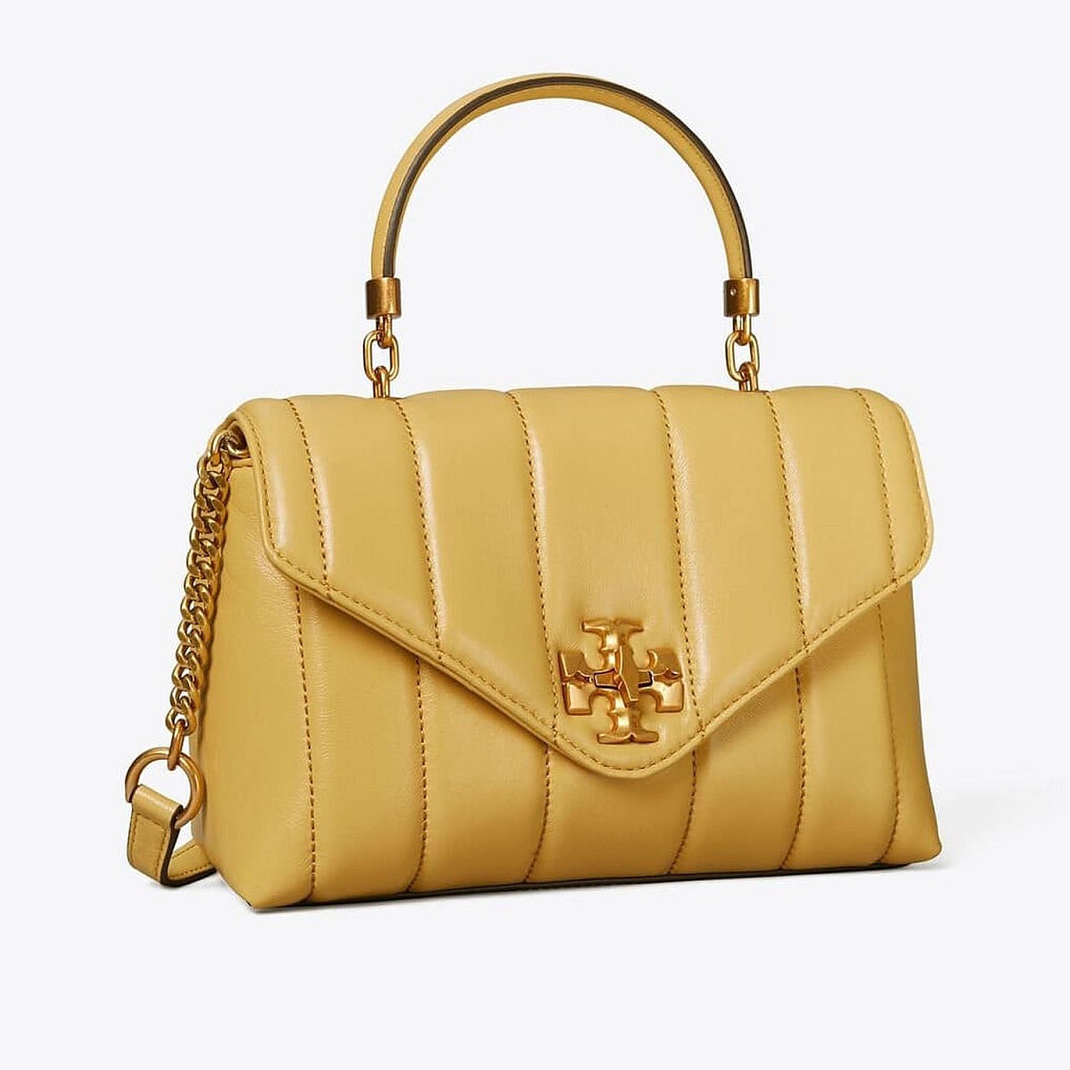 Сумка Tory Burch Kira Small Top-Handle Satchel Beeswax