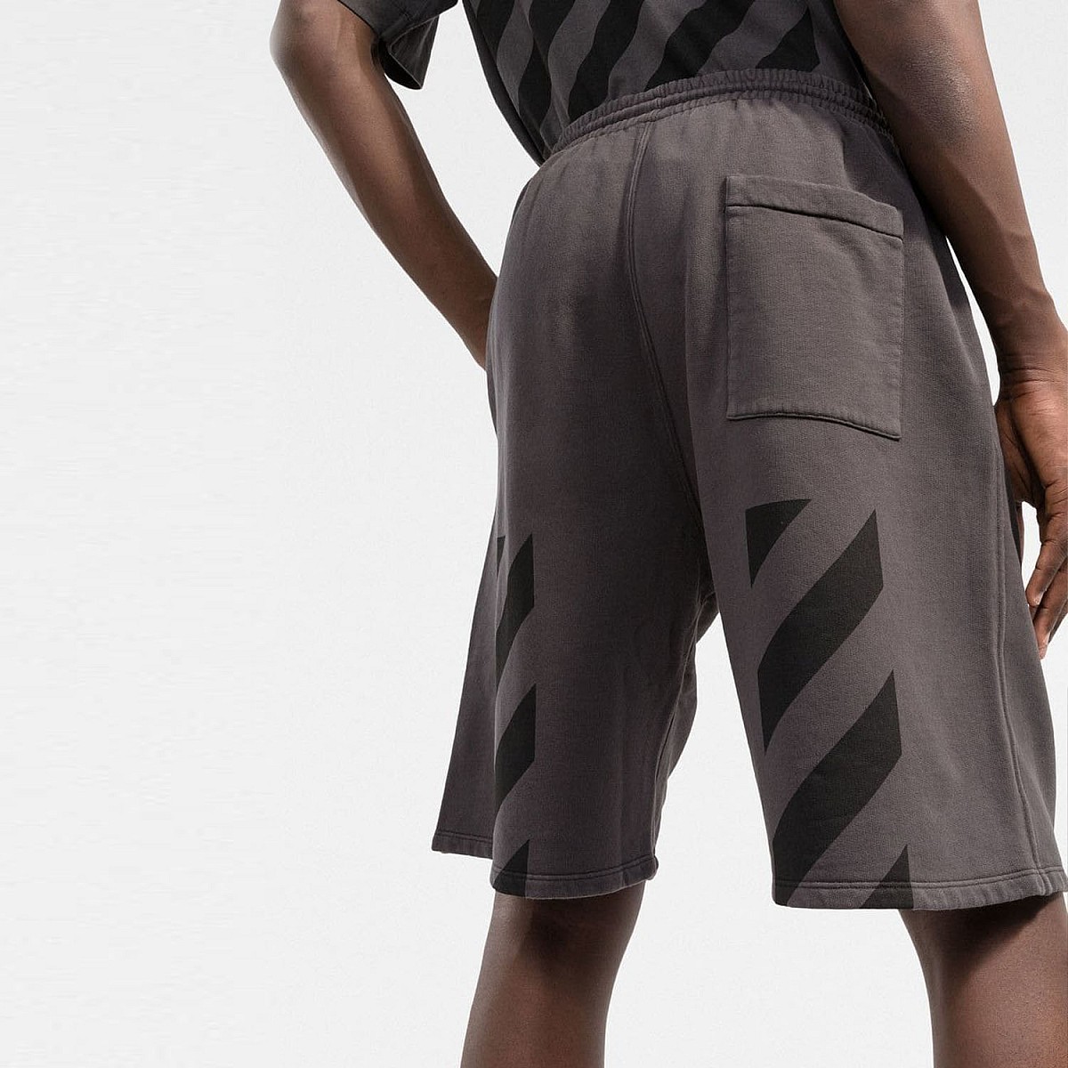 Шорти Off White Diag Tab VTG Skate Sweatsh Black Black