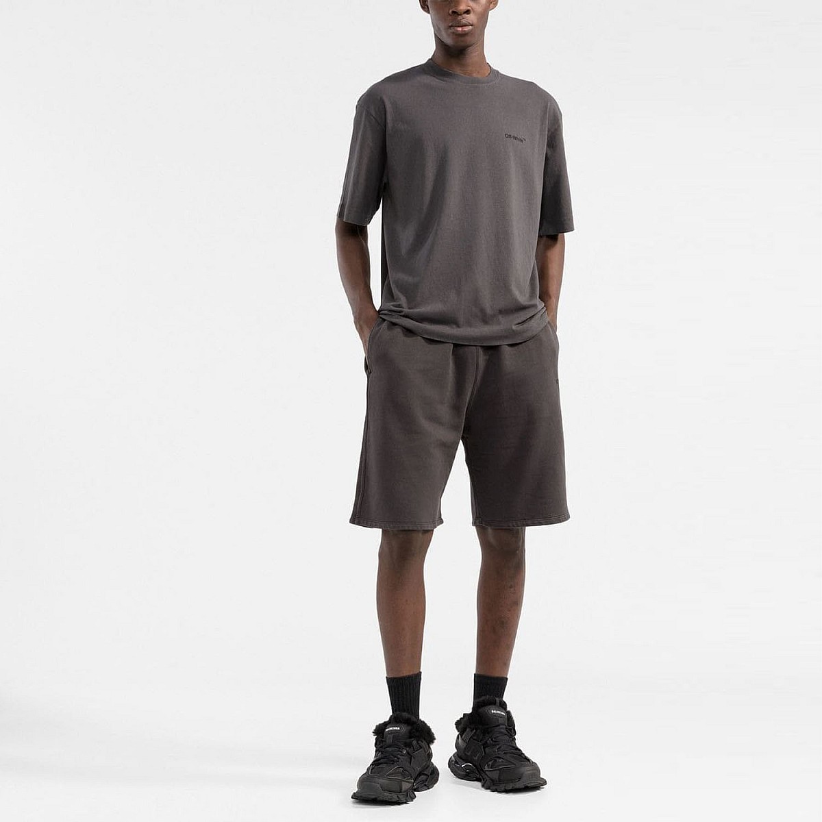Шорти Off White Diag Tab VTG Skate Sweatsh Black Black
