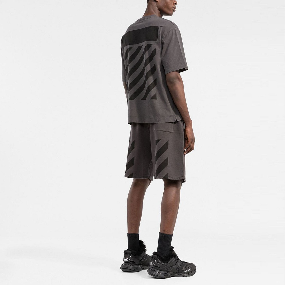 Шорти Off White Diag Tab VTG Skate Sweatsh Black Black