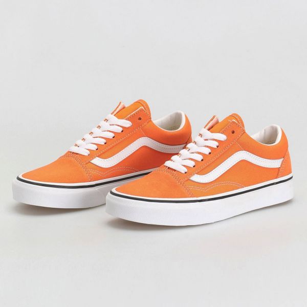 Кеди Vans Old Skool Orange Tiger/True White.