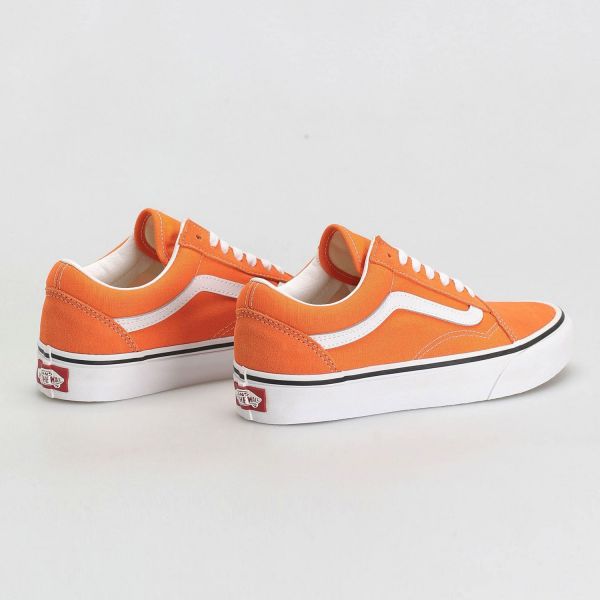 Кеди Vans Old Skool Orange Tiger/True White.