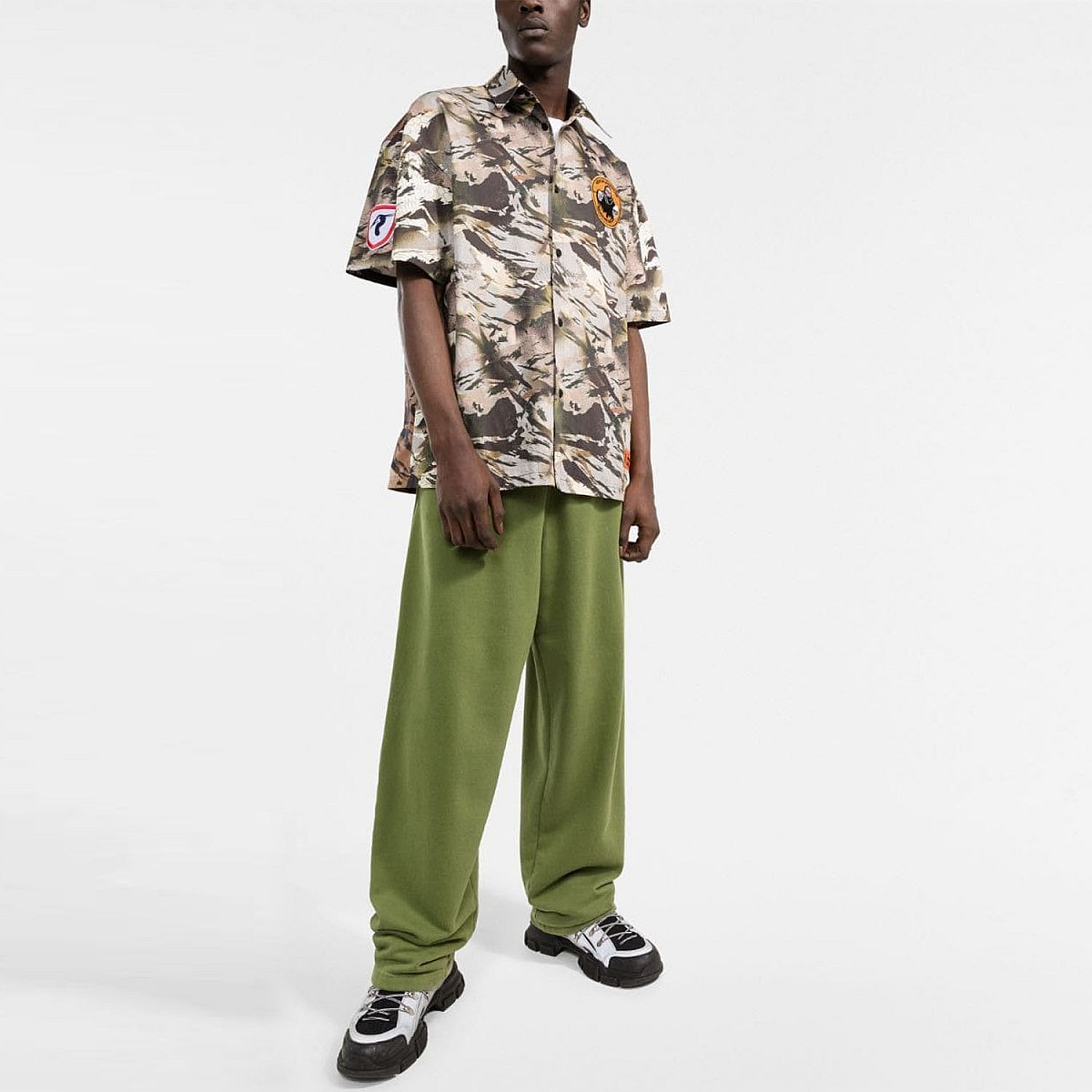 Спортивні штани Heron Preston OS Sweatpants HP Tape Green No Color