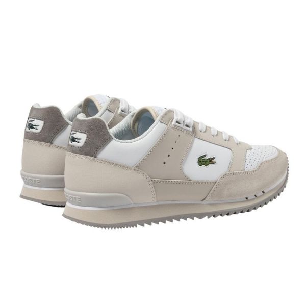 Кроссовки Lacoste Partner Piste 123 1 SMA Leather Off WHT/WHT.