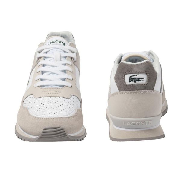 Кроссовки Lacoste Partner Piste 123 1 SMA Leather Off WHT/WHT.