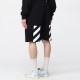 Шорти Off White Diag Helvetica Sweashort Black White