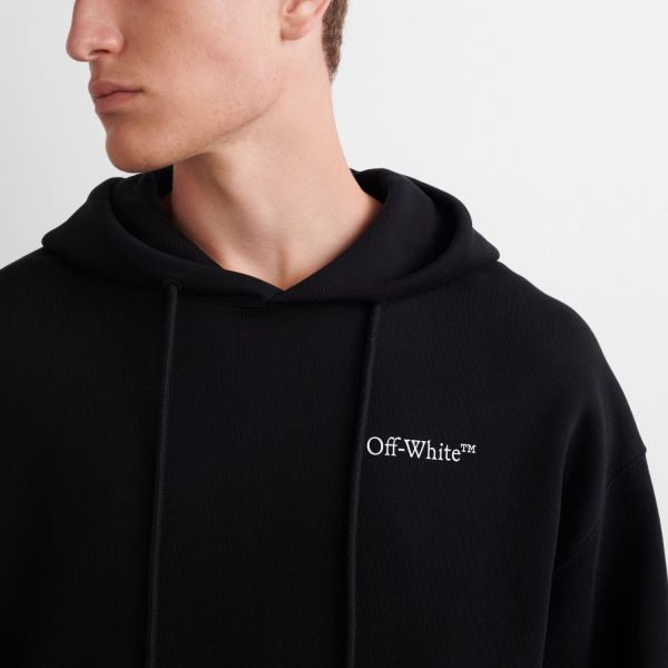 Худи Off White Caravag Crowning Over Hood Black White.