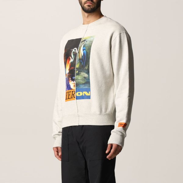 Світшот Heron Preston Crewneck Split Light Heron Grey Melange Or.