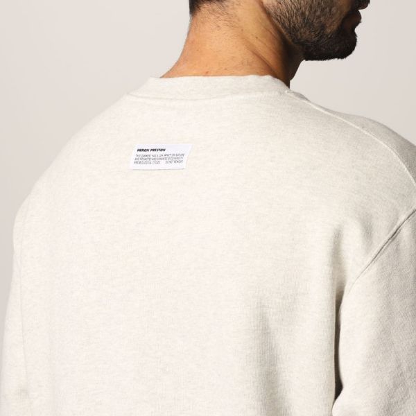 Світшот Heron Preston Crewneck Split Light Heron Grey Melange Or.