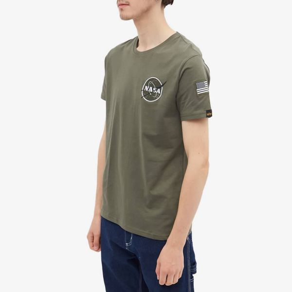 Футболка Alpha Industries 176507/142 dark olive.