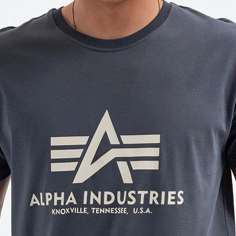 Футболка Alpha Industries 100501/136 greyblack.